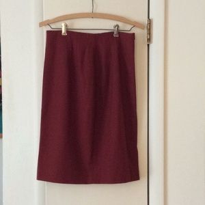 Rena Rowan classic wool pencil skirt